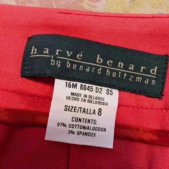 Harve Benard Orange 97% cotton Midi Skirt, Size 8 - Picture 6 of 6